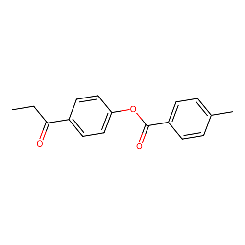 4-Propanoylphenyl 4-methylbenzoate structure