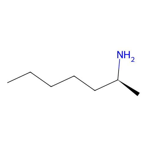 (2S)-heptan-2-amine structure