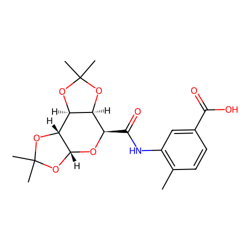C20H25NO8 structure