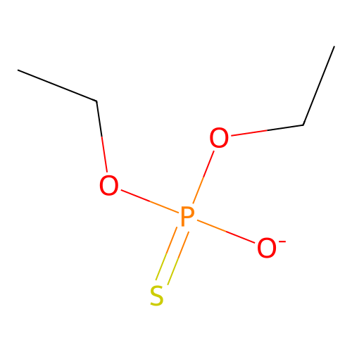Diethyl thiophosphate structure