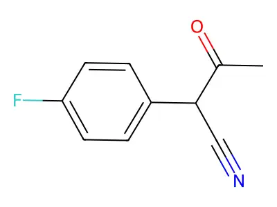 2-(4-Fluorophenyl)-3-oxobutyronitrile structure