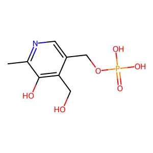 吡哆醇5'-磷酸 structure