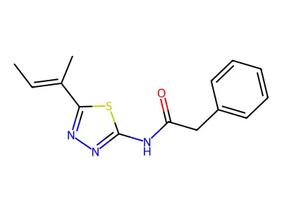 4-[2-(1-Cyano-2-ethoxy-2-oxoethylidene)hydrazinyl]benzoic acid structure