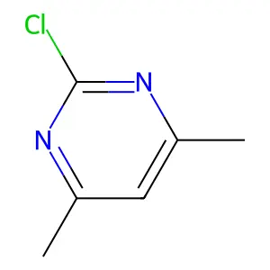 2-Chloro-4,6-dimethylpyrimidine structure