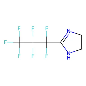 2-(Heptafluoropropyl)-4,5-dihydro-1h-imidazole structure