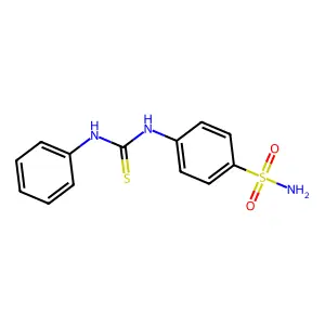 1-Phenyl-3-(4-sulfamoylphenyl)thiourea structure