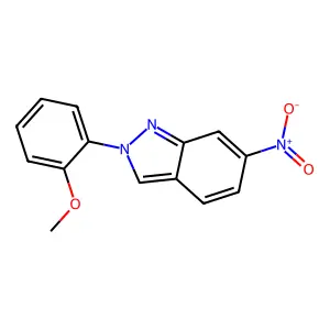 2-(2-Methoxyphenyl)-6-nitroindazole structure