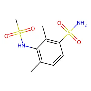 2,4-Dimethyl-3-[(methylsulfonyl)amino]benzenesulfonamide structure