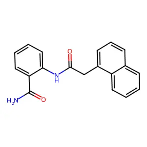 2-[(1-Naphthylacetyl)amino]benzamide structure