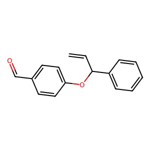 4-[(1-苯基丙-2-烯基)氧基]苯甲醛 structure