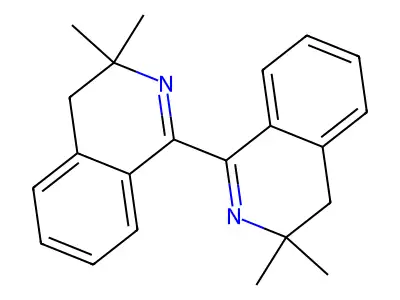 1-(3,3-dimethyl-4H-isoquinolin-1-yl)-3,3-dimethyl-4H-isoquinoline structure