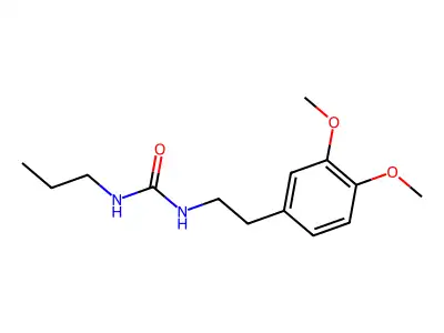 1-[2-(3,4-Dimethoxyphenyl)ethyl]-3-propylurea structure