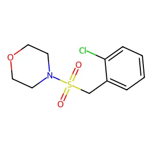 4-[(2-Chlorobenzyl)sulfonyl]morpholine structure