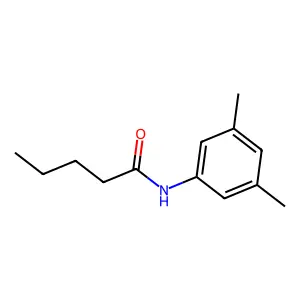 N-(3,5-dimethylphenyl)pentanamide structure