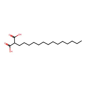 Malonic acid, tetradecyl- structure