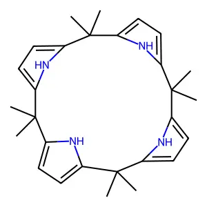 meso-Octamethylcalix(4)pyrrole structure