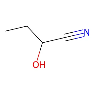 2-Hydroxybutanenitrile structure