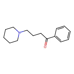 1-Butanone, 1-phenyl-4-(1-piperidinyl)- structure