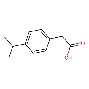 4-Isopropylphenylacetic acid structure