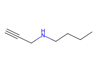 Butylprop-2-ynylamine structure