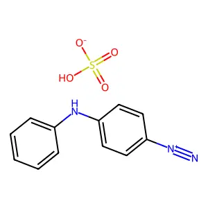 p-Anilinobenzenediazonium sulphate (2:1) structure