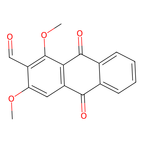 1,3-Dimethoxy-9,10-dioxoanthracene-2-carbaldehyde structure