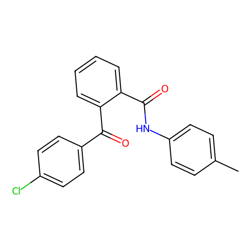 2-(4-chlorobenzoyl)-N-(4-methylphenyl)benzamide structure