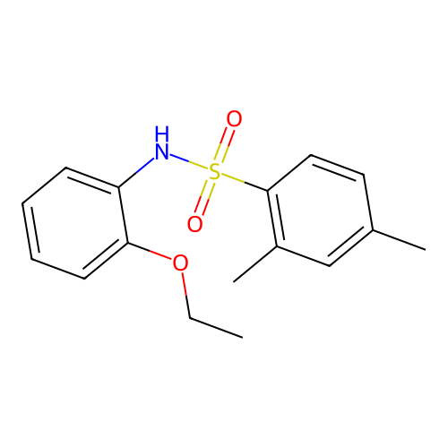 N-(2-ethoxyphenyl)-2,4-dimethylbenzenesulfonamide structure
