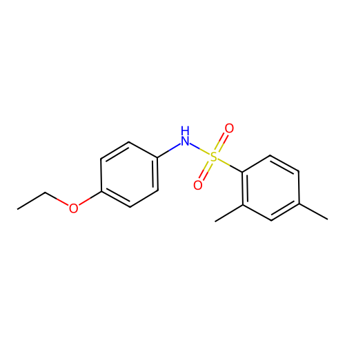 N-(4-ethoxyphenyl)-2,4-dimethylbenzenesulfonamide structure