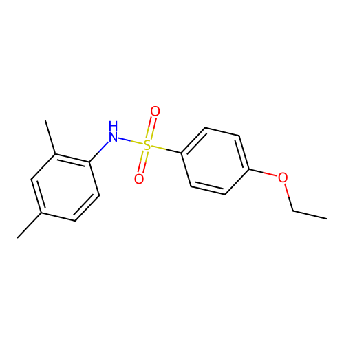 N-(2,4-dimethylphenyl)-4-ethoxybenzenesulfonamide structure