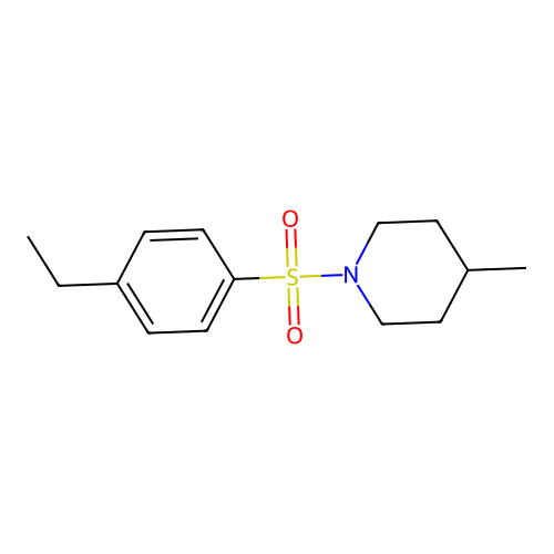 1-(4-Ethylphenyl)sulfonyl-4-methylpiperidine structure