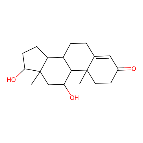 Androst-4-en-3-one, 11,17-dihydroxy-, (11beta,17beta)- structure