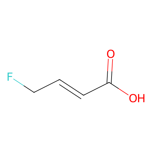 (2E)-4-fluorobut-2-enoic acid structure
