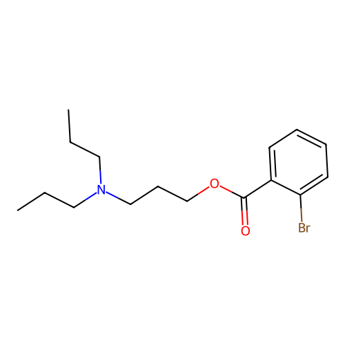 3-(Dipropylamino)propyl 2-bromobenzoate structure
