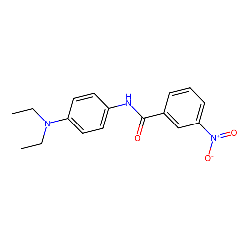N-[4-(diethylamino)phenyl]-3-nitrobenzamide structure