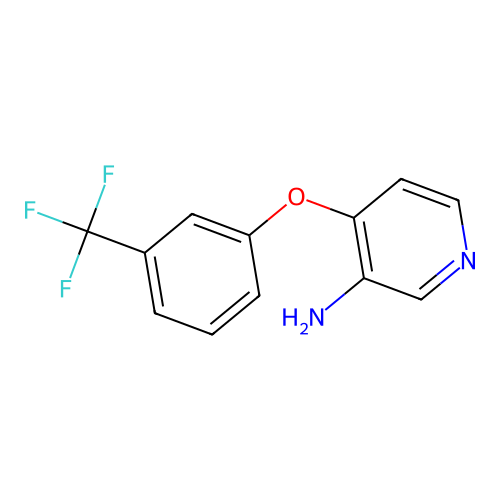 4-[3-(Trifluoromethyl)phenoxy]pyridin-3-amine structure