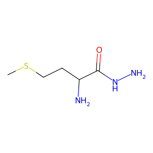 2-Amino-4-methylsulfanylbutanehydrazide structure