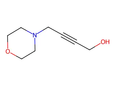4-Morpholinobut-2-YN-1-OL structure