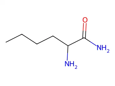 (2S)-2-aminohexanamide structure