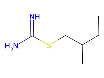 [(2R)-2-methylbutyl] carbamimidothioate structure