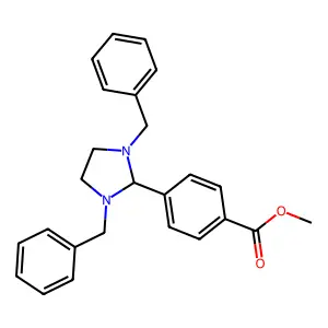 Methyl 4-(1,3-dibenzylimidazolidin-2-yl)benzoate structure