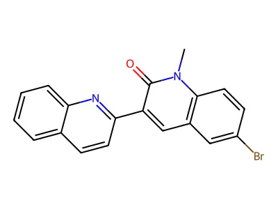6'-Bromo-1'-methyl(2,3'-biquinolin)-2'(1'H)-one structure