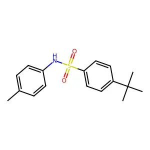 4-tert-Butyl-N-p-tolyl-benzenesulfonamide structure