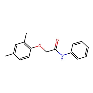 2-(2,4-dimethylphenoxy)-N-phenylacetamide structure