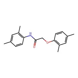 2-(2,4-Dimethylphenoxy)-N-(2,4-dimethylphenyl)acetamide structure