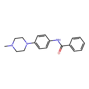 N-[4-(4-methylpiperazin-1-yl)phenyl]benzamide structure