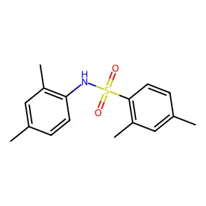 N-(2,4-dimethylphenyl)-2,4-dimethylbenzenesulfonamide structure