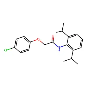 2-(4-Chlorophenoxy)-N-(2,6-diisopropylphenyl)acetamide structure