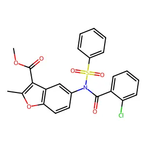 C24H18ClNO6S structure