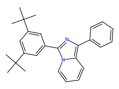 3-(3,5-Di-tert-butylphenyl)-1-phenylimidazo[1,5-a]pyridine structure